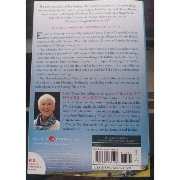 The Transatlantic Book Club by Felicity Hayes-McCoy – Paperback VG - Picture 2 of 2